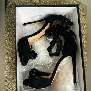 Black High Heels Sandals